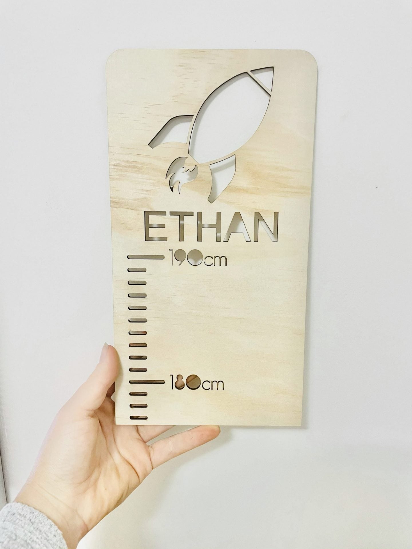 Personalised Growth Chart - Rocket