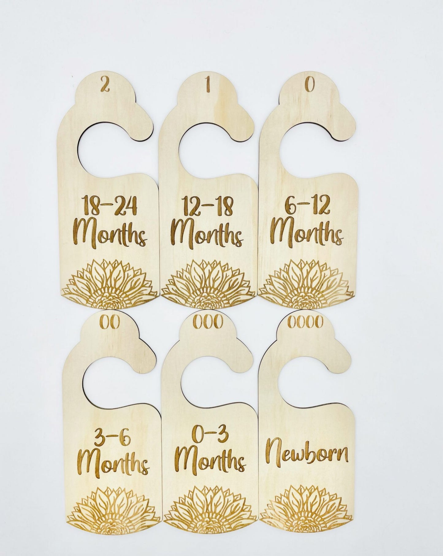 Nursery Wardrobe Dividers - Sunflower