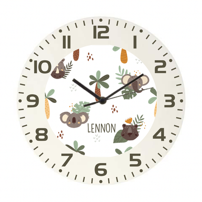 Personalised Clock - Jungle