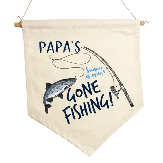 Gone Fishing Flag