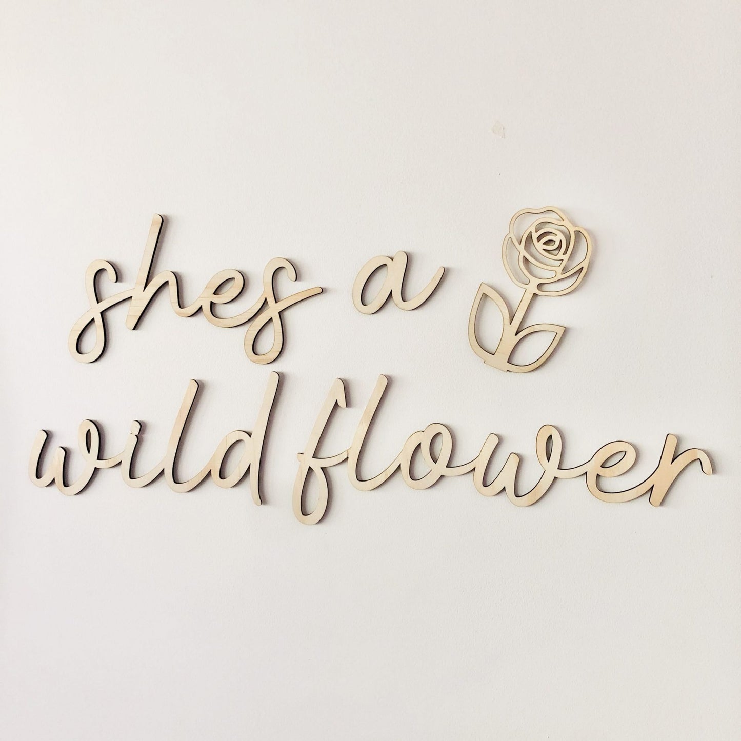 shes a wildflower wall plaque