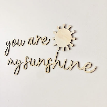 you are my sunshine wall plaque LARGE + SUN