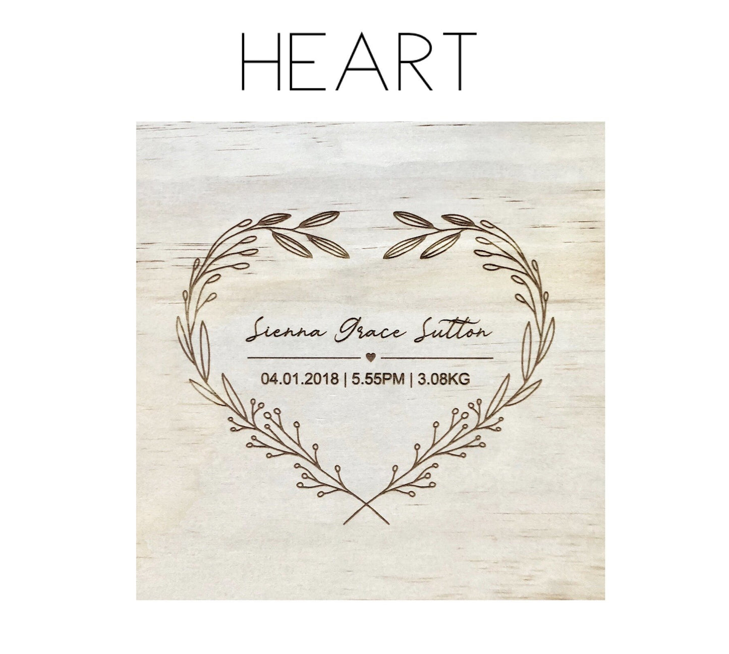 Keepsake Boxes - Heart  - PRE ORDER SHIPS NOV 2024