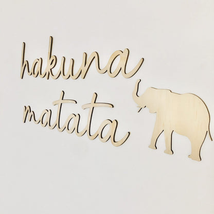 hakuna matata wall plaque