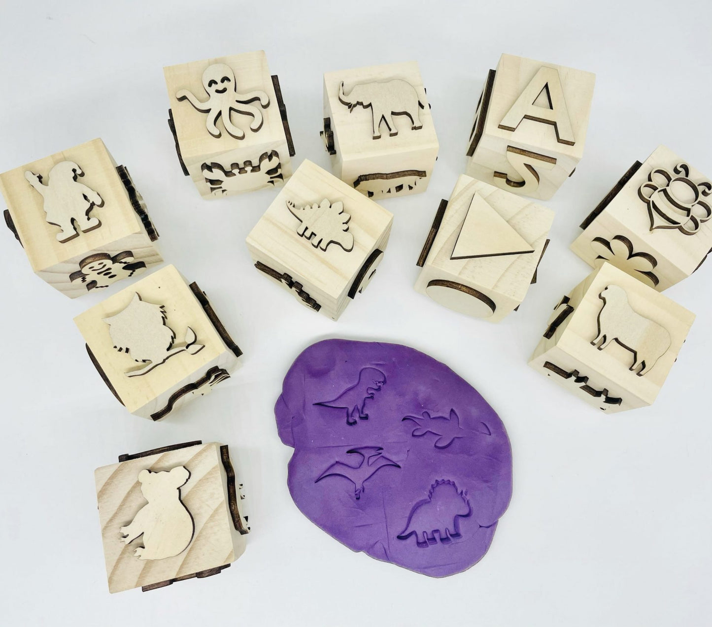 Wooden Stamp Blocks