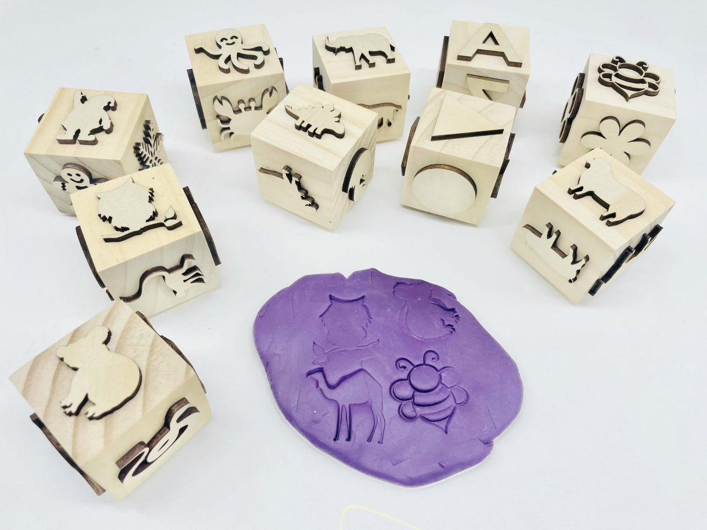 Wooden Stamp Blocks