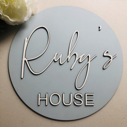 Cubby House Sign - Timber Tinkers