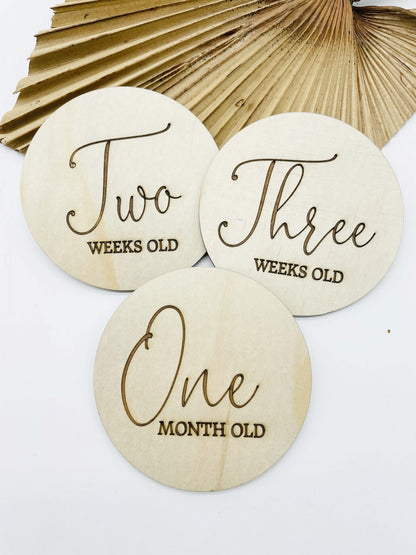 Classic Wooden Milestones - Timber Tinkers