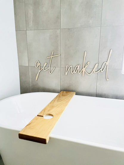 get naked wall plaque