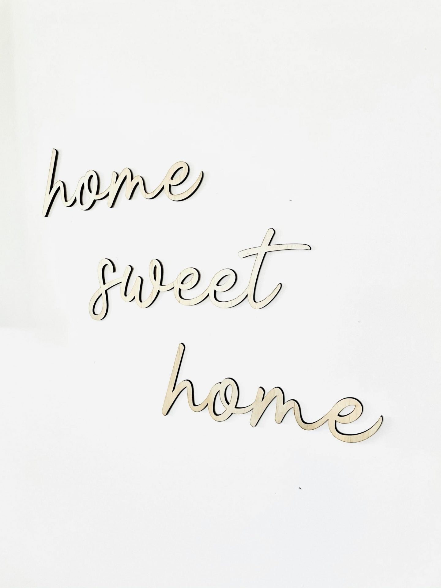 home sweet home wall plaque