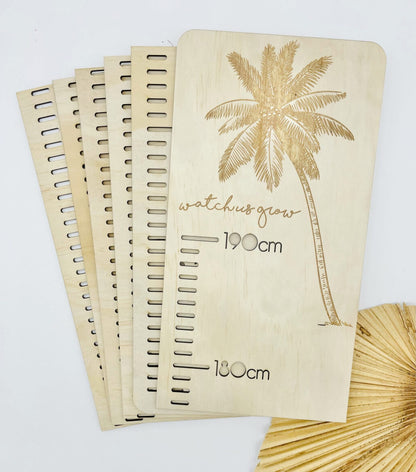 Personalised Growth Chart - Palm Tree