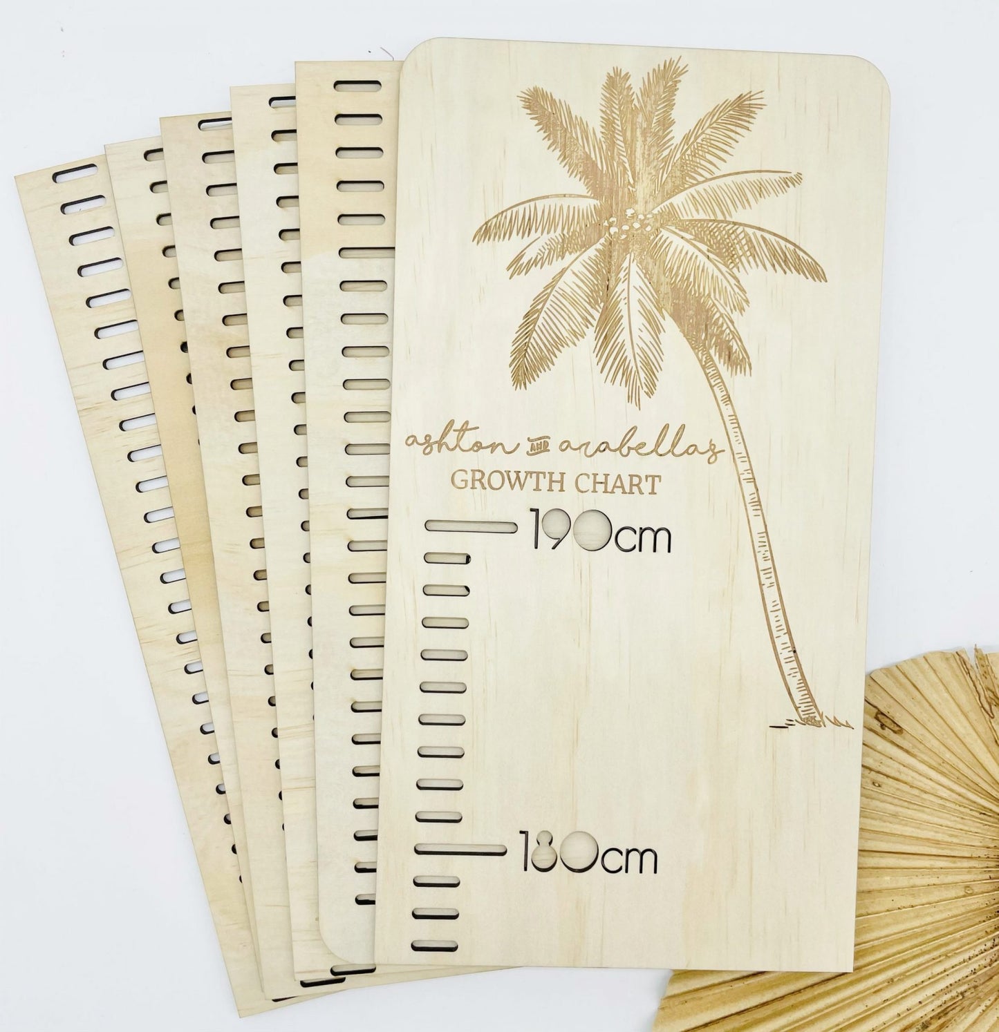 Personalised Growth Chart - Palm Tree