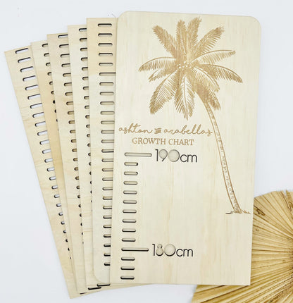 Personalised Growth Chart - Palm Tree