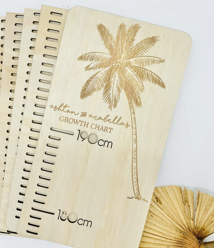 Personalised Growth Chart - Palm Tree