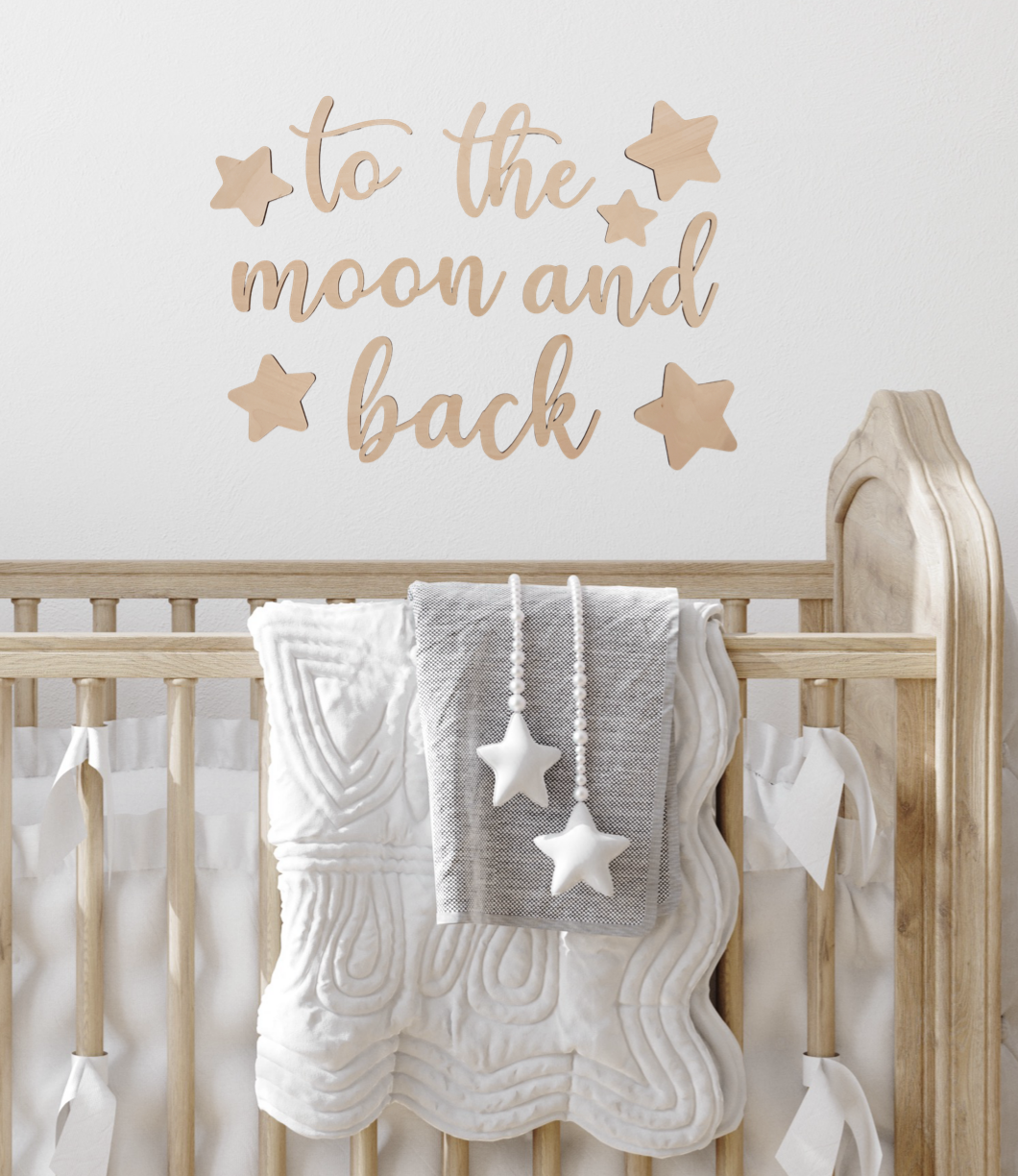 to the moon and back wall plaque