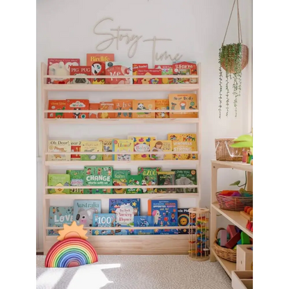 JOYKIDS Front Facing Bookshelf with 5 Tier - SolidWood - Timber Tinkers