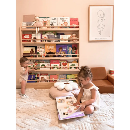 JOYKIDS Front Facing Bookshelf with 5 Tier - SolidWood - Timber Tinkers