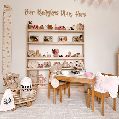 JOYKIDS Front Facing Bookshelf with 5 Tier - SolidWood - Timber Tinkers