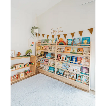 JOYKIDS Front Facing Bookshelf with 5 Tier - SolidWood - Timber Tinkers