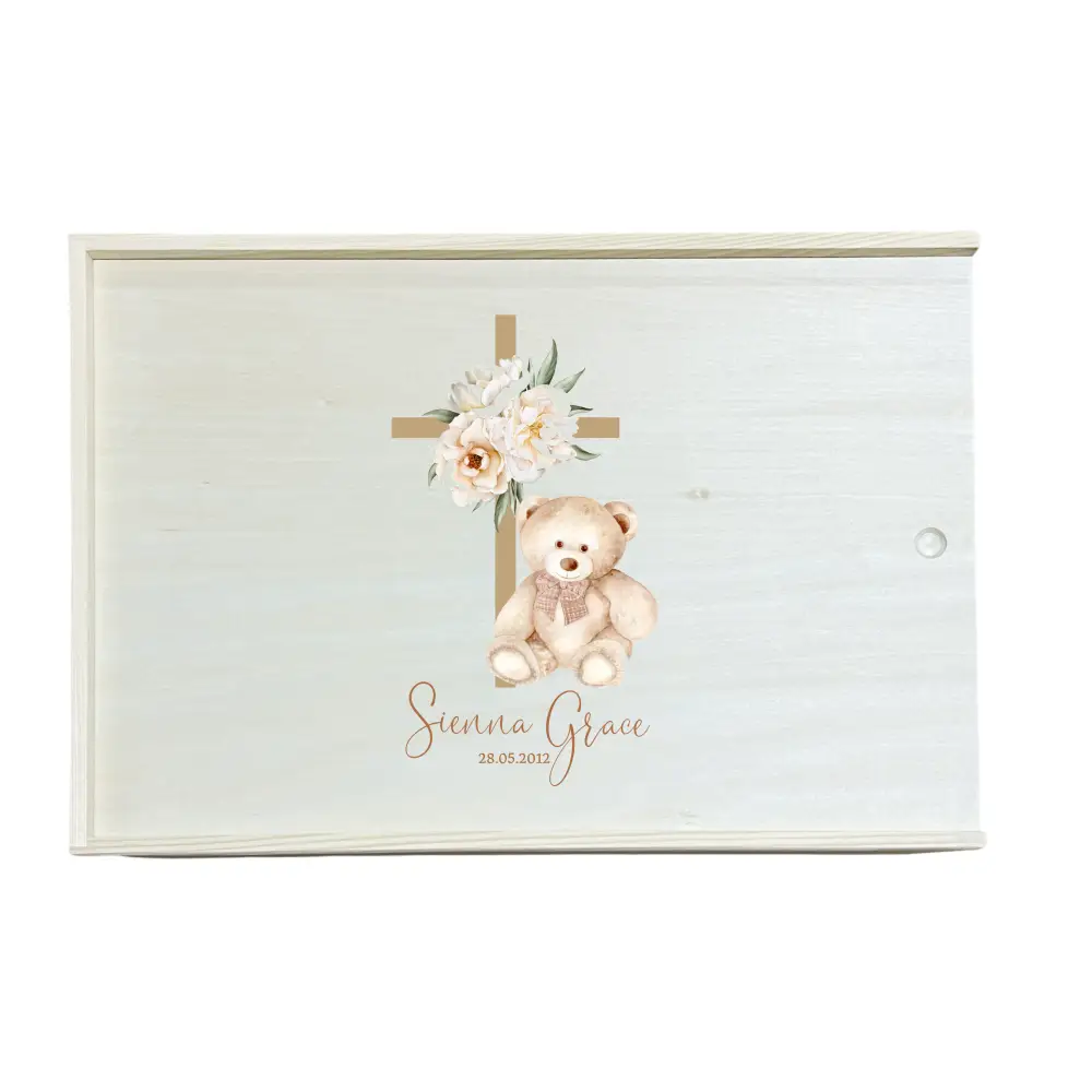 Keepsake Box - Bear Christening Box