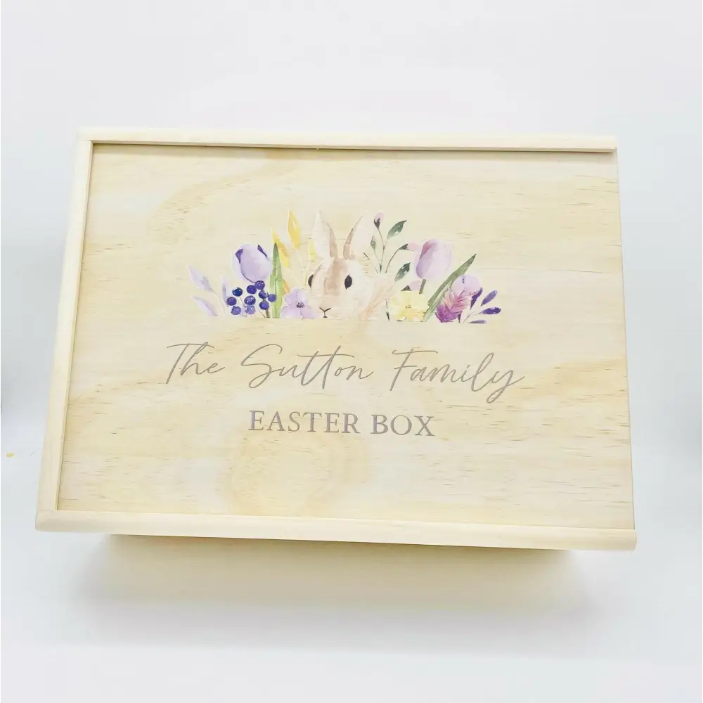 Keepsake Box - Easter Bunny Floral