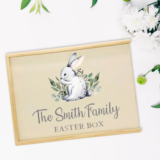 Keepsake Box - Grey Bunny - Timber Tinkers