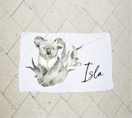 Personalised Kids Towel - Koala