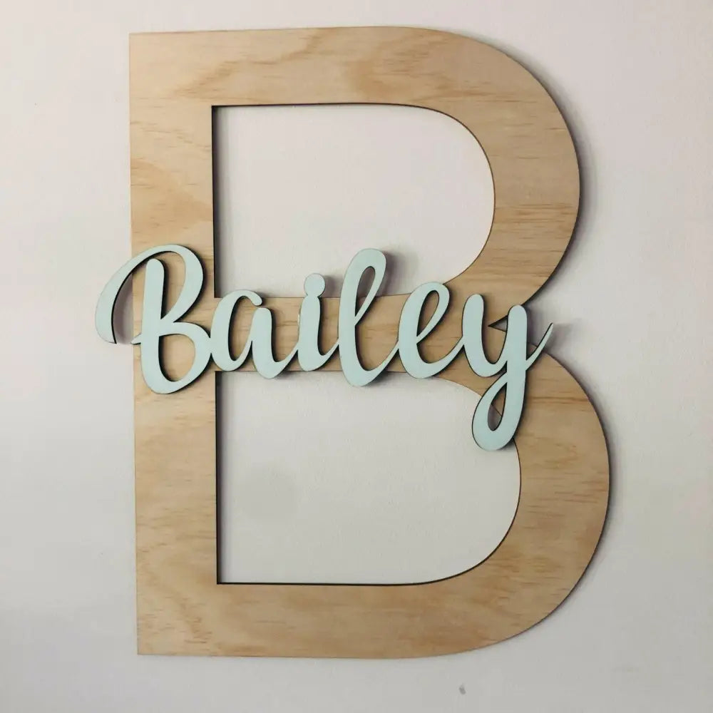 Large Letter Name - Timber Tinkers