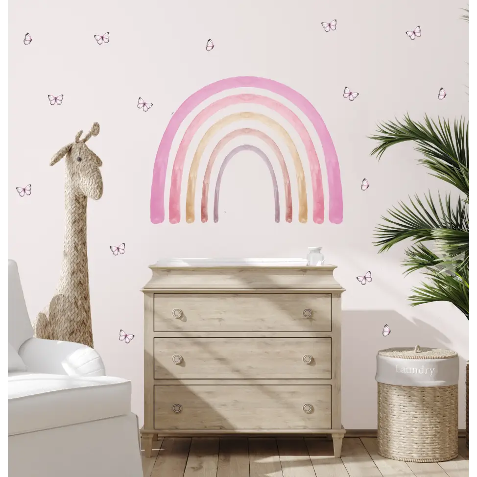 Large Rainbow Wall Decals - Timber Tinkers