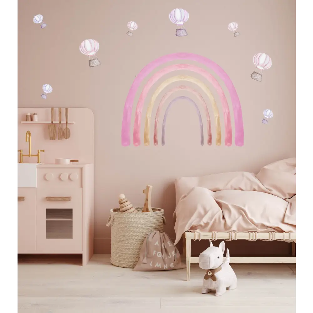 Large Rainbow Wall Decals - Timber Tinkers