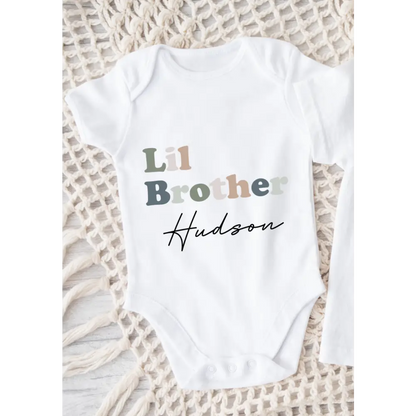 Lil Brother Onesie - Natural - Timber Tinkers