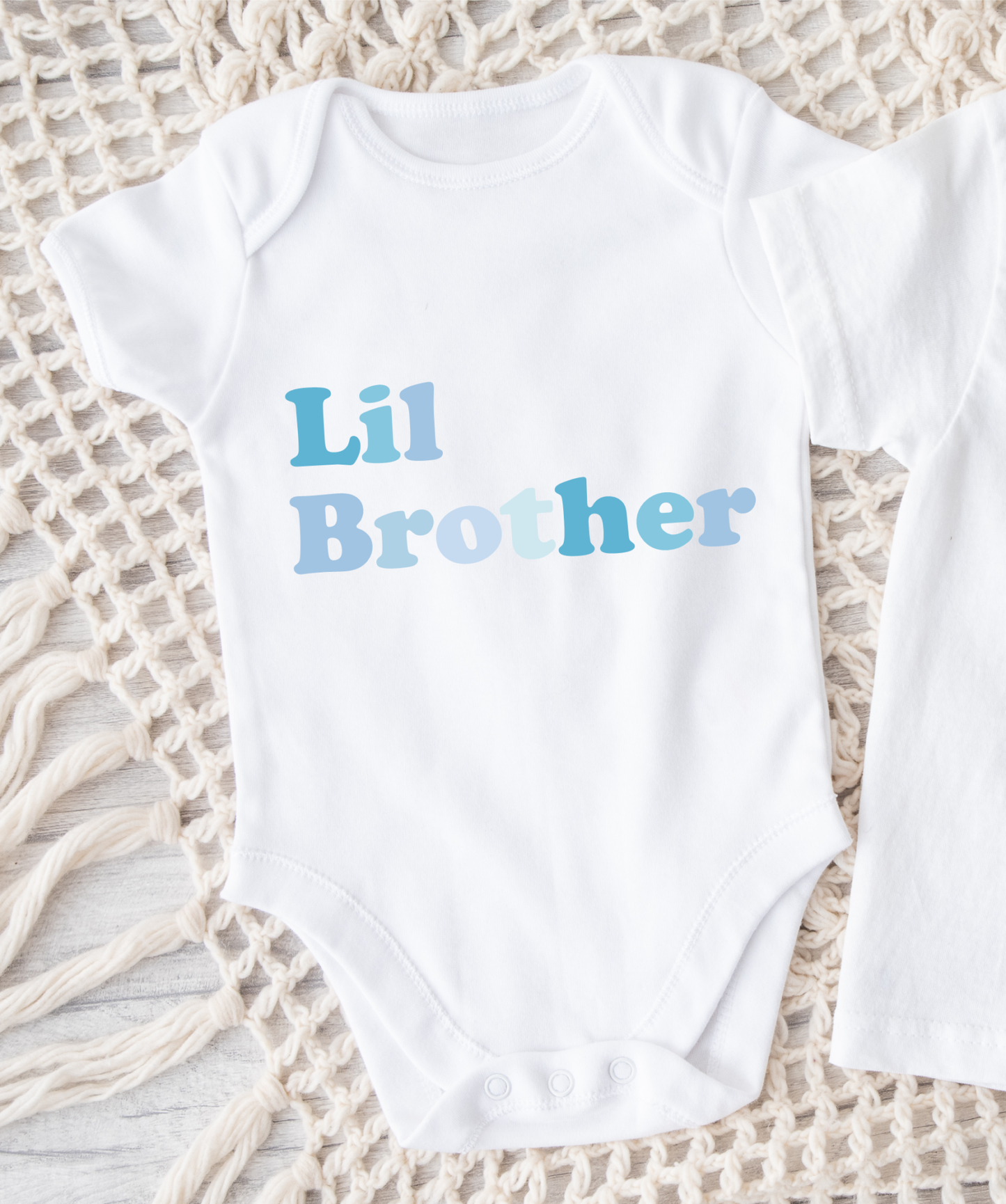 Lil Brother Onesie - Blue