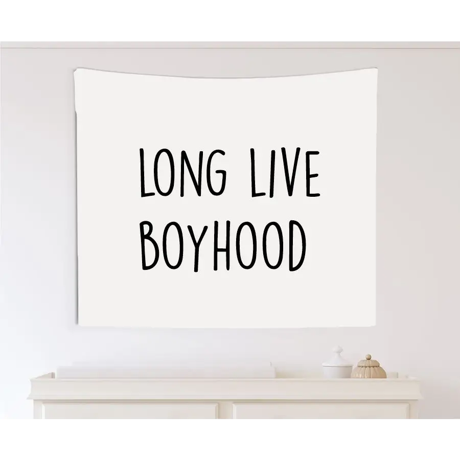 Long Live Boyhood Canvas Wall Hang