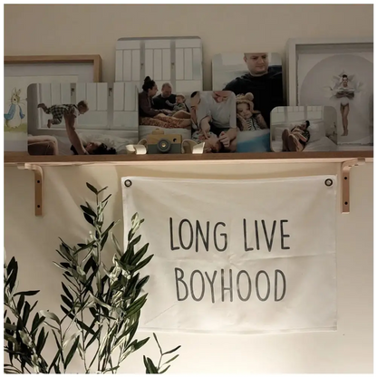 Long Live Boyhood Canvas Wall Hang