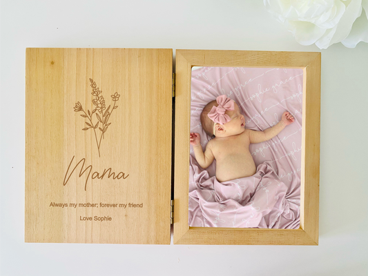 Mama Floral Photo Frame