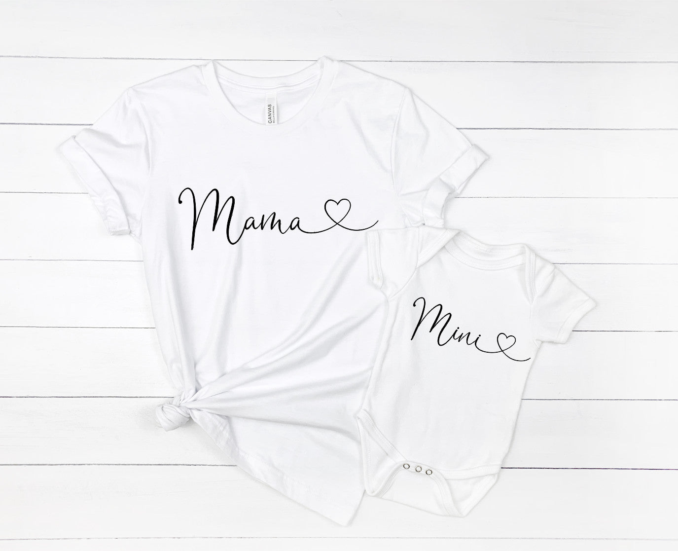 Mama + Mini Heart Set