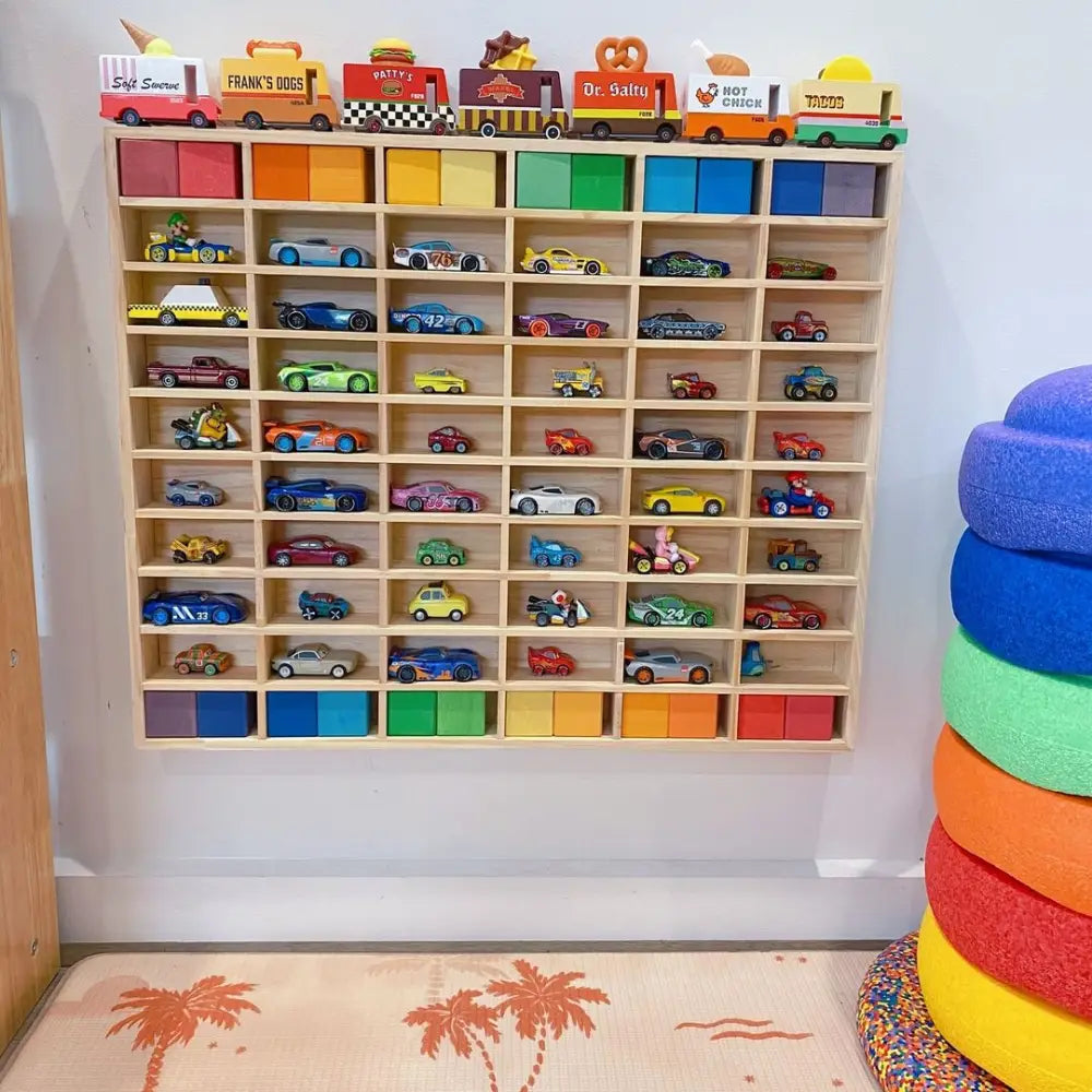 Matchbox & Hotwheel Display & Storage Unit- SolidPine - Timber Tinkers