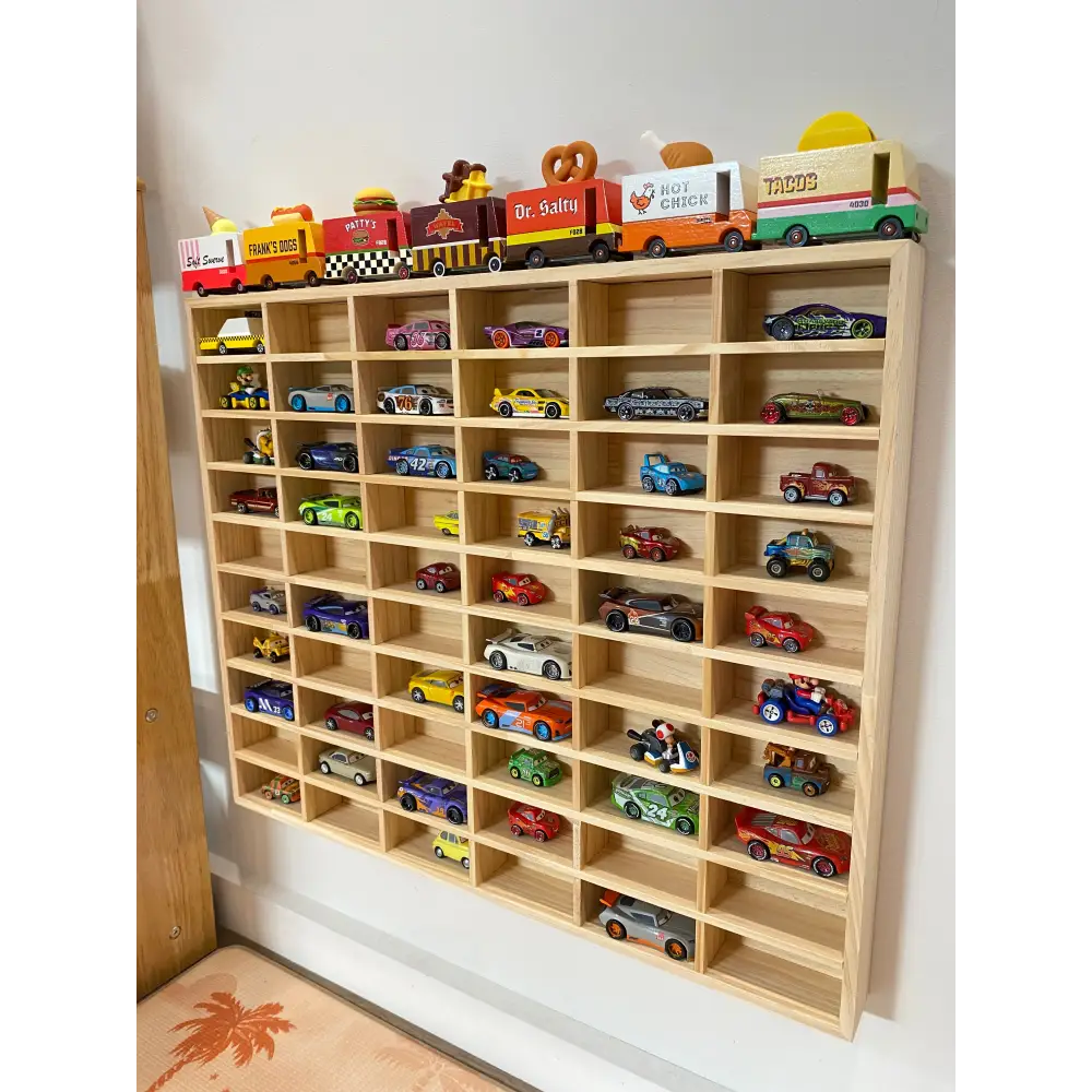 Matchbox & Hotwheel Display & Storage Unit- SolidPine - Timber Tinkers
