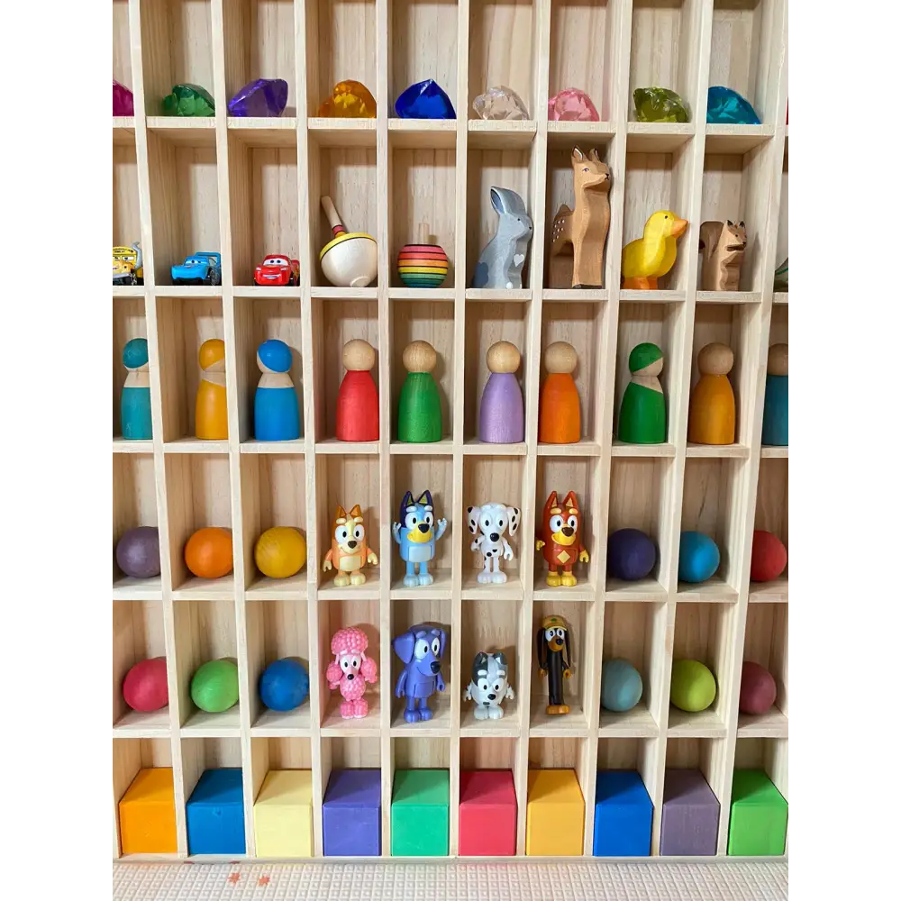 Matchbox & Hotwheel Display & Storage Unit- SolidPine - Timber Tinkers