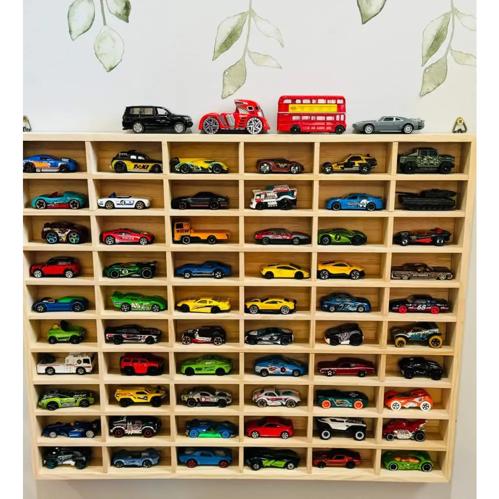 Matchbox & Hotwheel Display & Storage Unit- SolidPine - Timber Tinkers