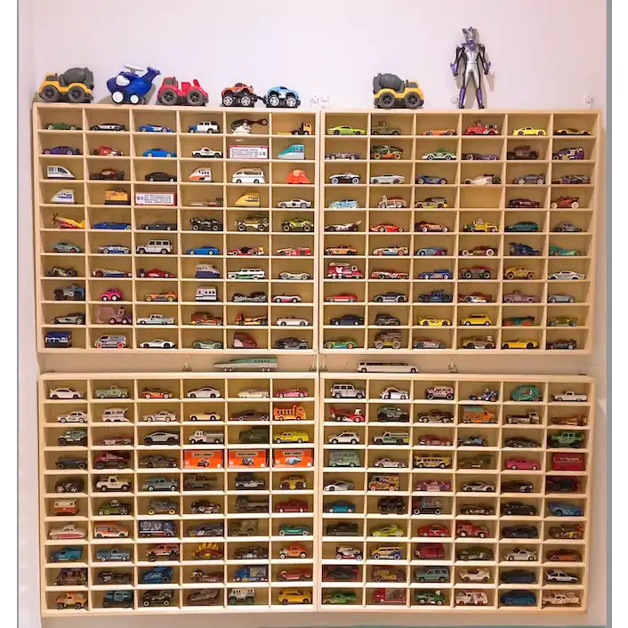 Matchbox & Hotwheel Display & Storage Unit- SolidPine - Timber Tinkers