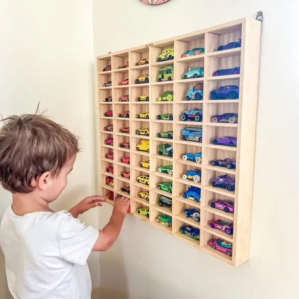 Matchbox & Hotwheel Display & Storage Unit- SolidPine - Timber Tinkers