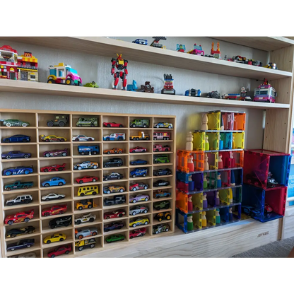 Matchbox & Hotwheel Display & Storage Unit- SolidPine - Timber Tinkers