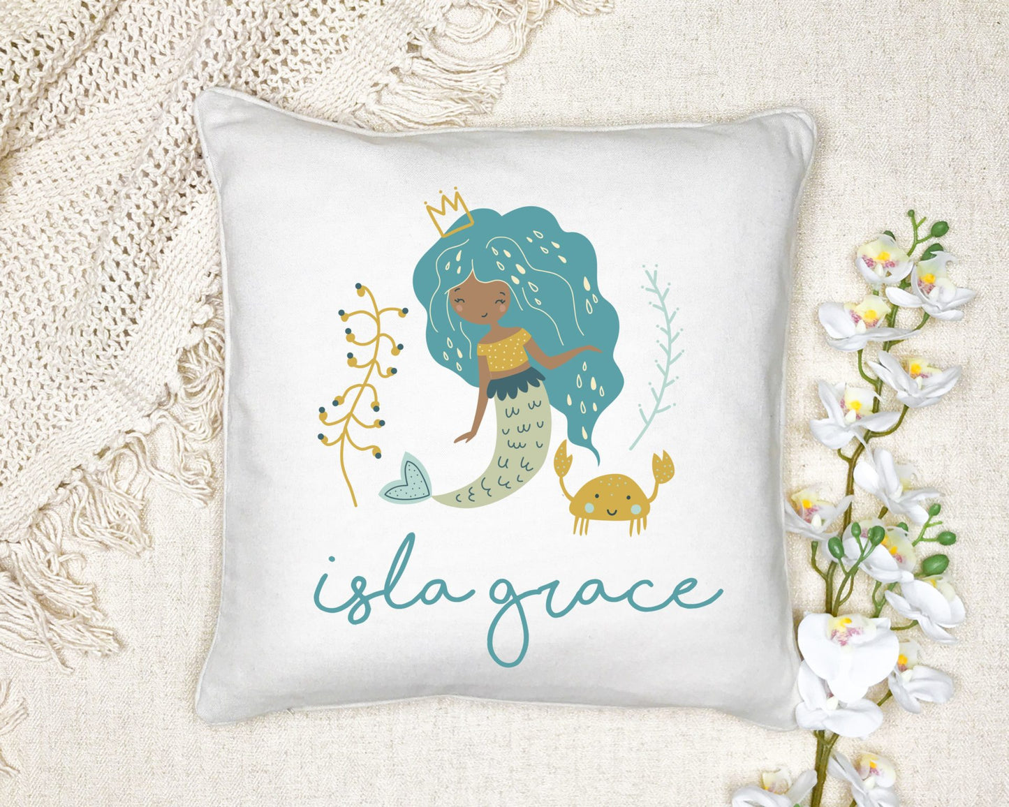 Personalised Pillowcase - Mermaid