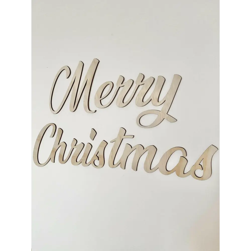 Merry Christmas Script - Timber Tinkers