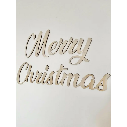 Merry Christmas Script - Timber Tinkers