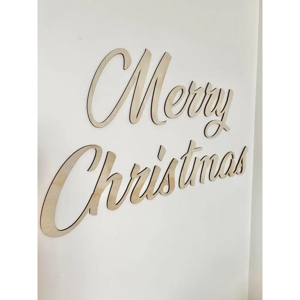 Merry Christmas Script - Timber Tinkers