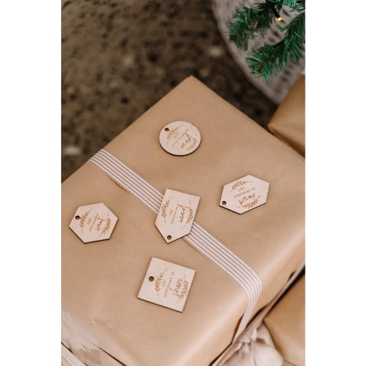 Mindful Gifting Tags (Pack of 5) - Timber Tinkers