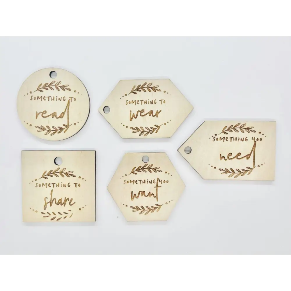 Mindful Gifting Tags (Pack of 5) - Timber Tinkers