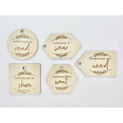 Mindful Gifting Tags (Pack of 5) - Timber Tinkers
